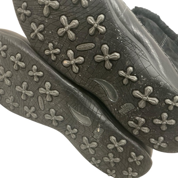 The north face Abby III black leather winter snow boots waterproof size 11 - Picture 8 of 10